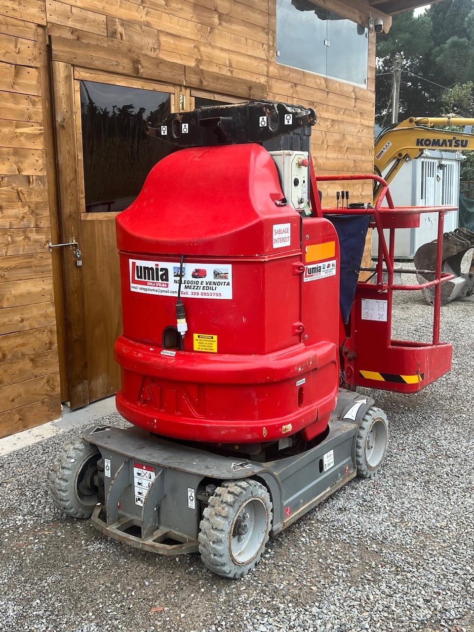 Piattaforma Piaf 1000R rosso