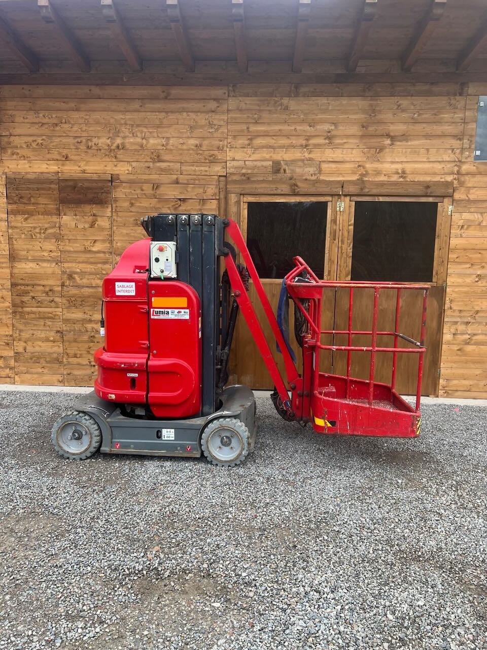 Piattaforma Piaf 1000R rosso